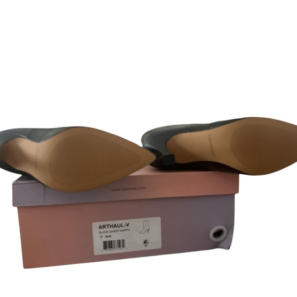 Black Heeled Boots - Picture 6 of 8